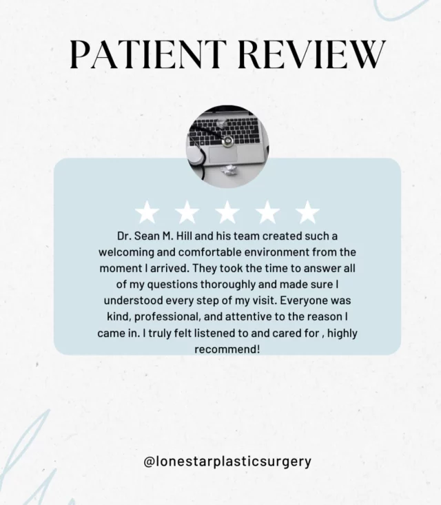 Another amazing review from one of our Rhinoplasty patients. 
Our 2025 surgery dates are nearly filled, so now is the perfect time to schedule your consult. 
📱 214-937-4879
#google #5starreview #rhinoplasty #applause