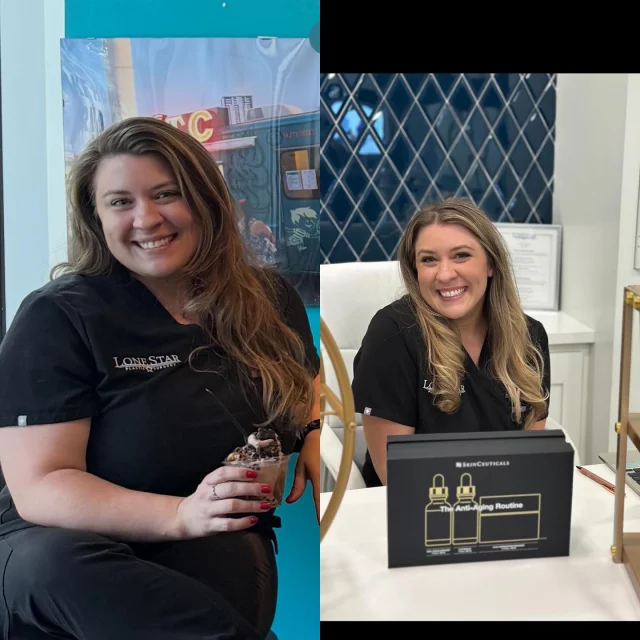 ✨Real results. Real confidence.✨
Our very own Amber, front office coordinator at Lone Star MedSpa, has lost over 25 lbs through our medical weight loss program, and her transformation speaks for itself! 💪
The holidays are right around the corner… start your own journey today and feel your best inside and out.
🎯 Schedule your consultation now and let’s reach your goals together!
Also, be sure and offer your congratulations to Ms. Amber at your next visit!
📞 (214) 937-4879 | 💻 lonestarmedspa.com
#LoneStarMedSpa #FriscoWeightLoss #MedicalWeightLoss #RealResults #HolidayReady