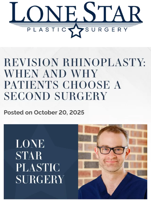 Considering a secondary rhinoplasty? 👃✨
Our latest blog breaks down when, and why patients choose a revision procedure, and what to expect the second time around.
With extensive training and expertise, Dr. Sean Hill, a proud member of The Rhinoplasty Society, specializes in both primary and complex revision rhinoplasty cases.
Read the full blog and schedule your consultation today to explore your options.
📞 (214) 937-4879 | 💻 lonestarplasticsurgery.com
#RhinoplastyExpert #RevisionRhinoplasty #TheRhinoplastySociety #FriscoPlasticSurgeon #DrSeanHill