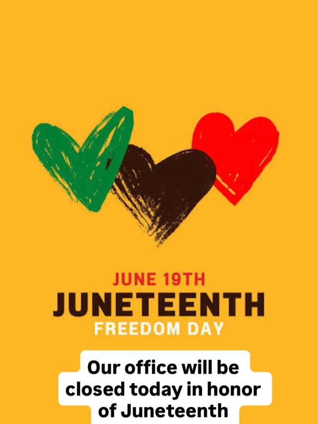Today, we pause to honor Juneteenth — a day that commemorates freedom, resilience, and the ongoing pursuit of equality.

Our office will be closed today as we reflect on the significance of this important day in our nation’s history. We look forward to serving you when we reopen.

Wishing everyone a meaningful and peaceful Juneteenth. ❤️💛💚

#Juneteenth #FreedomDay #HonorReflectCelebrate #LoneStarPlasticSurgery